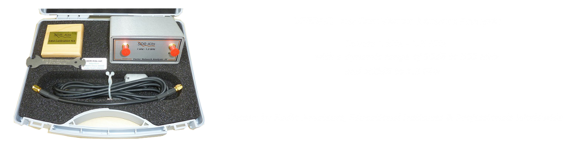 DG8SAQ VNWA 3EC in Presentation Case with SDR-Kits Cal Kit